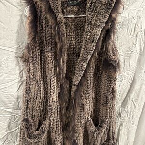 Cozy Brown Fur Vest